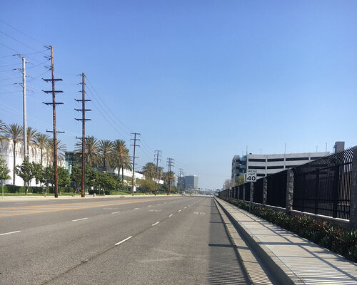Los Angeles Empty Street Photo