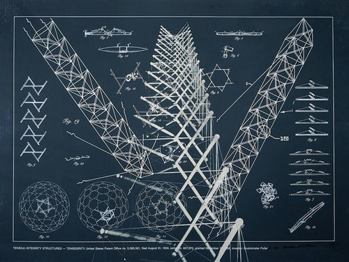 Buckminster Fuller Blueprint