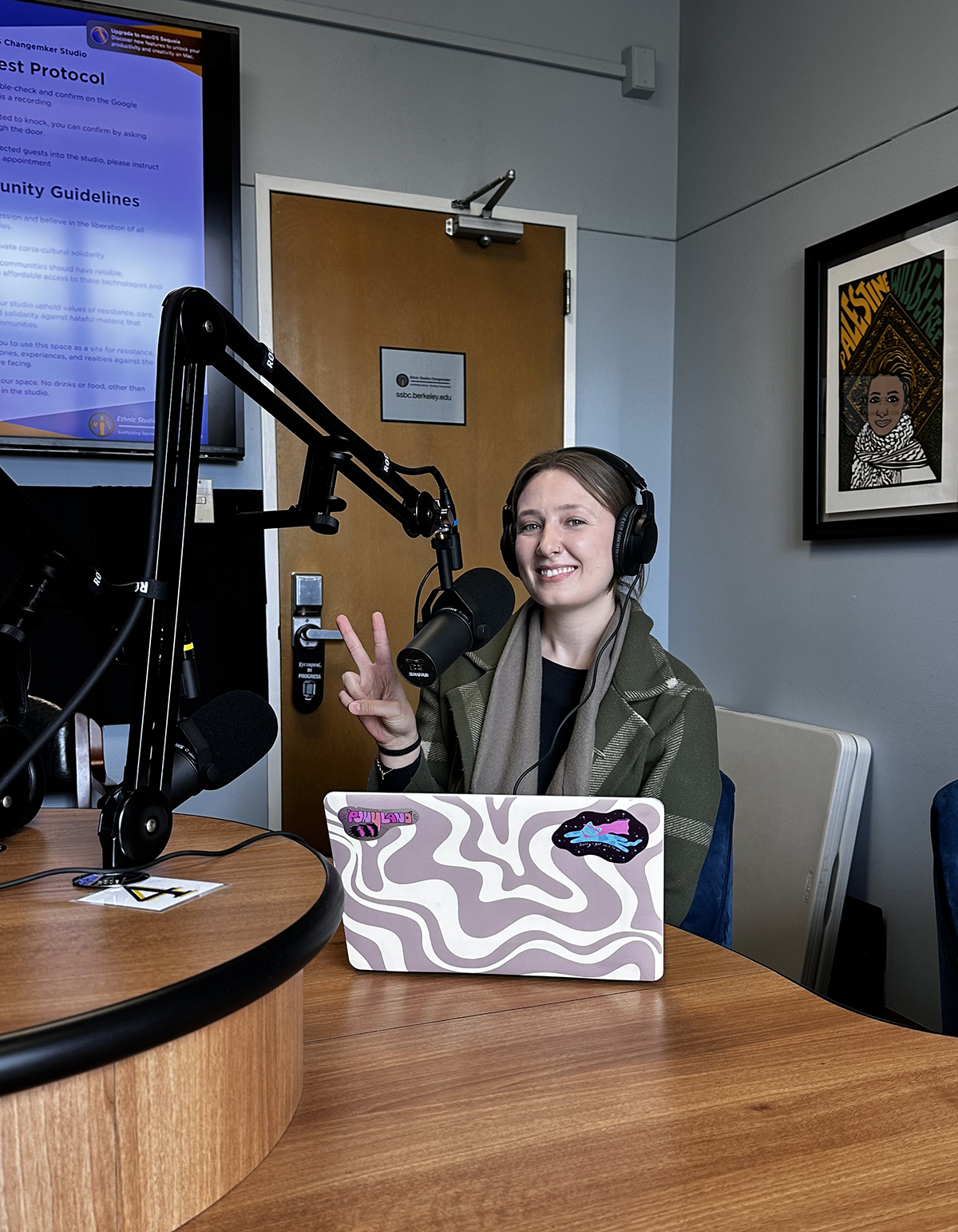 Kimberly Coleman in the Recording Studio